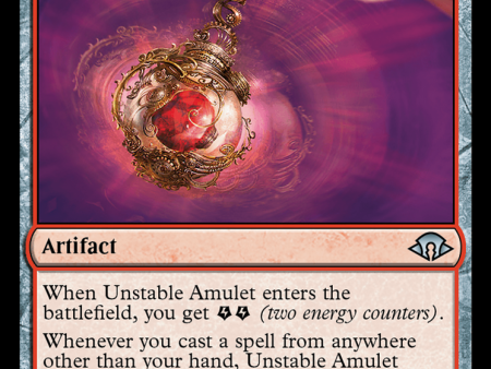 Unstable Amulet (Ripple Foil) [Modern Horizons 3] For Sale