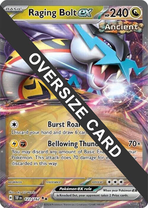 Raging Bolt ex (123) (Jumbo Card) [Scarlet & Violet: Black Star Promos] Online now