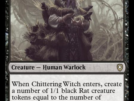 Chittering Witch [Bloomburrow Commander] on Sale