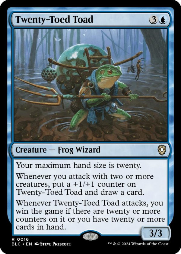 Twenty-Toed Toad [Bloomburrow Commander] Hot on Sale