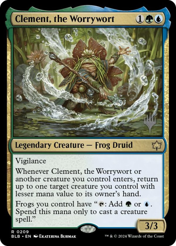 Clement, the Worrywort (Promo Pack) [Bloomburrow Promos] For Cheap