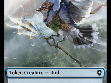 Bird (011)    Fish Double-Sided Token [Bloomburrow Commander Tokens] Hot on Sale