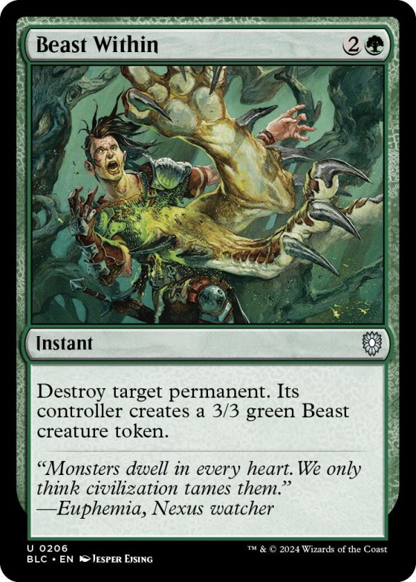 Beast Within [Bloomburrow Commander] For Cheap