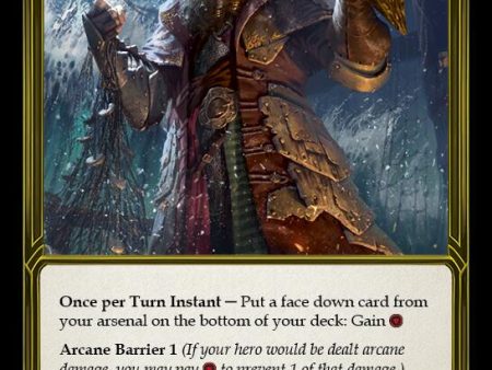 Trench of Sunken Treasure (Golden) [FAB125] (Promo)  Cold Foil Supply