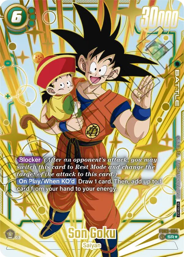 Son Goku (FB03-064) (Gold) [Fusion World Tournament Cards] Supply