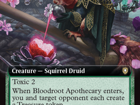 Bloodroot Apothecary (Extended Art) [Bloomburrow Commander] Sale