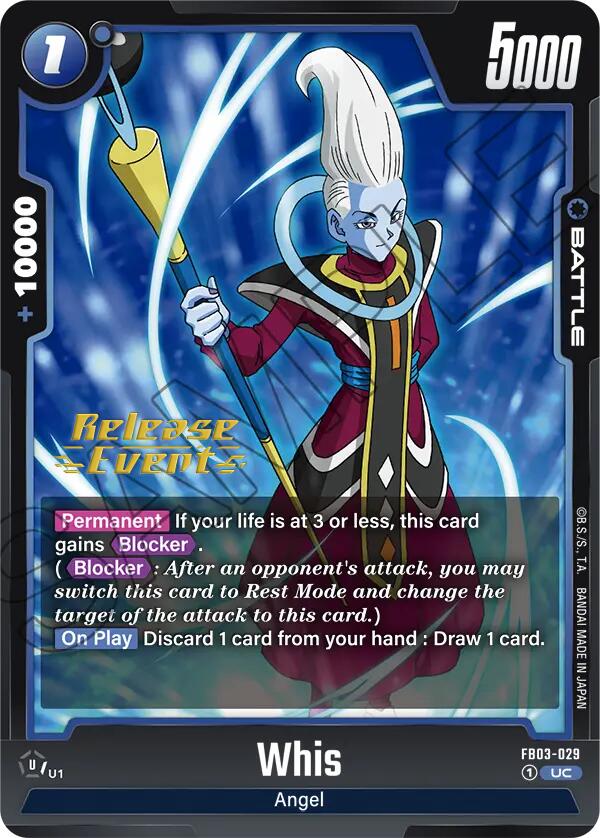 Whis [Raging Roar Release Event Cards] Cheap