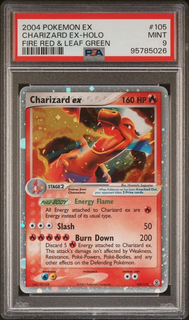 Charizard ex 105 112 Fire Red & Leaf Green PSA 9 95785026 Discount