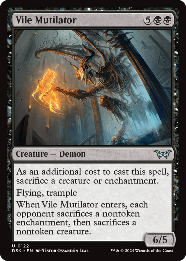 Vile Mutilator [Duskmourn: House of Horror] Online Sale