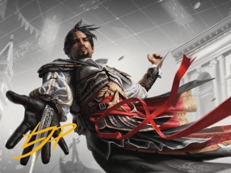 Ezio Auditore da Firenze Art Card (Gold-Stamped Signature) [Assassin s Creed Art Series] Online Sale