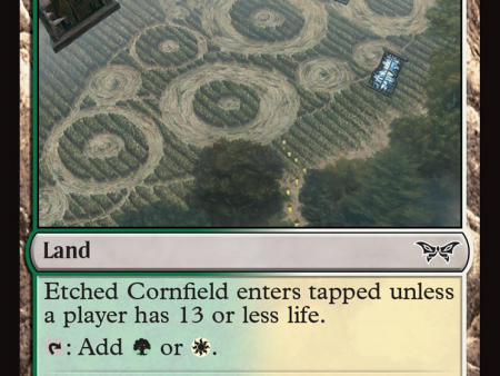 Etched Cornfield [Duskmourn: House of Horror] For Cheap