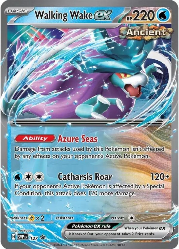 Walking Wake ex (127) [Scarlet & Violet: Black Star Promos] Online Sale