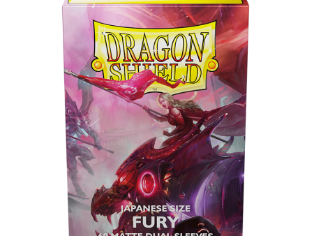 Dragon Shield: Japanese Size 60ct Sleeves - Fury (Dual Matte) Online