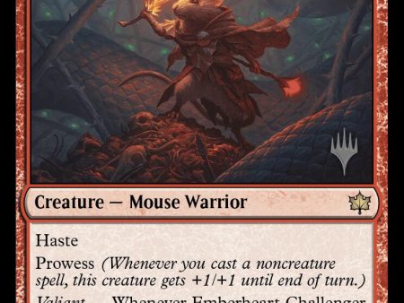 Emberheart Challenger (Promo Pack) [Bloomburrow Promos] For Cheap