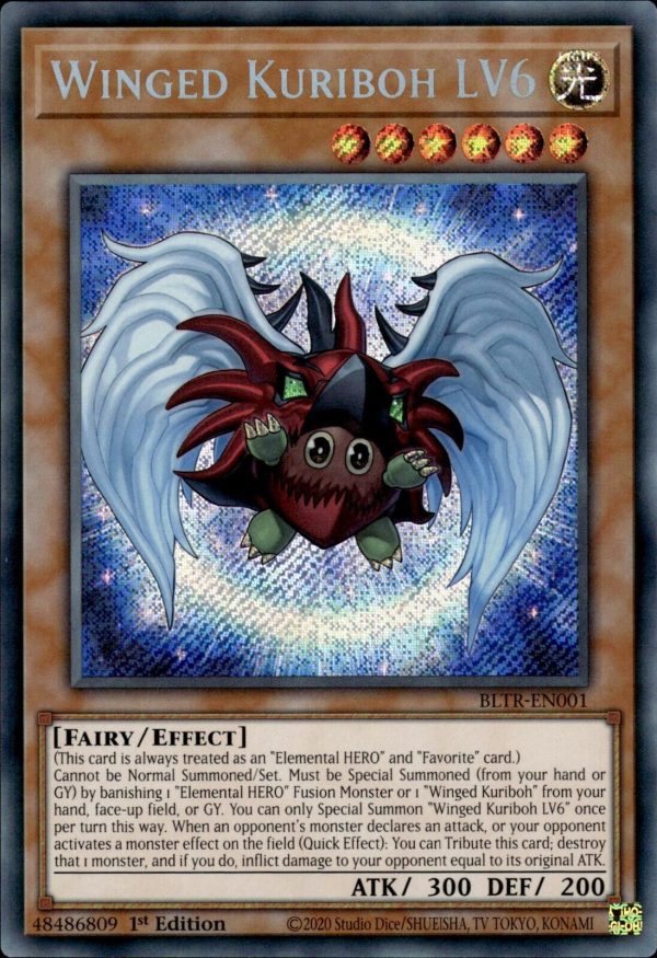 Winged Kuriboh LV6 [BLTR-EN001] Secret Rare For Discount