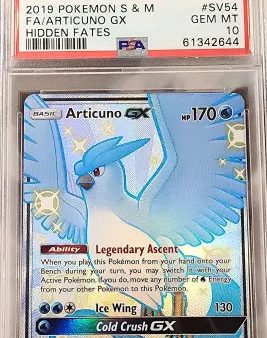 Articuno GX SV54 SV94 Hidden Fates PSA 10 61342644 For Sale