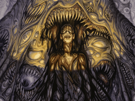 Chthonian Nightmare Art Card (Gold-Stamped Signature) [Modern Horizons 3 Art Series] Hot on Sale