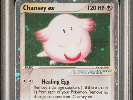 Chansey ex 96 109 Ruby and Sapphire PSA 7 92361525 Supply