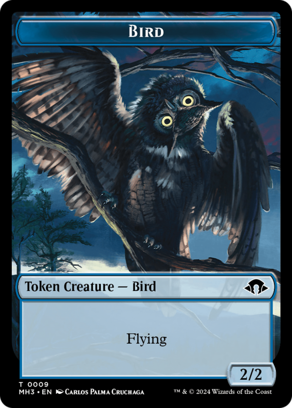 Eldrazi Spawn    Bird Double-Sided Token [Modern Horizons 3 Tokens] For Sale