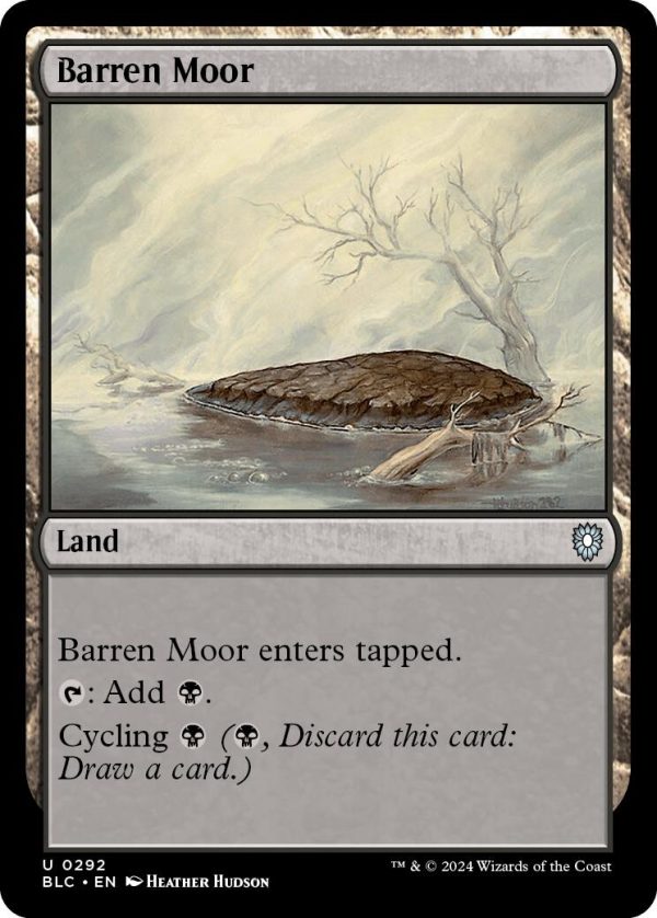 Barren Moor [Bloomburrow Commander] For Sale