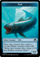 Eldrazi Spawn    Fish Double-Sided Token [Modern Horizons 3 Tokens] Online