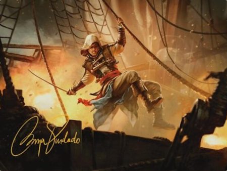 Edward Kenway Art Card (Gold-Stamped Signature) [Assassin s Creed Art Series] For Sale