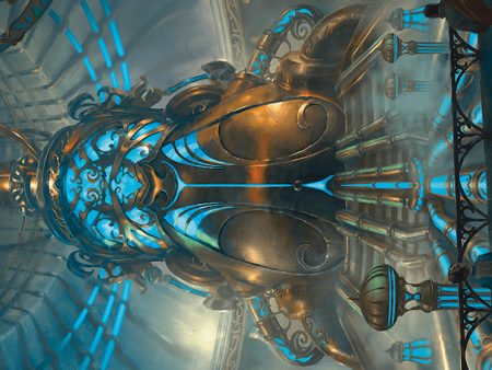 Aether Refinery Art Card (Gold-Stamped Planeswalker Symbol) [Modern Horizons 3 Art Series] Fashion