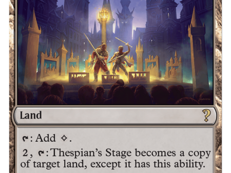 Thespian s Stage (White Border) [Mystery Booster 2] Online Hot Sale