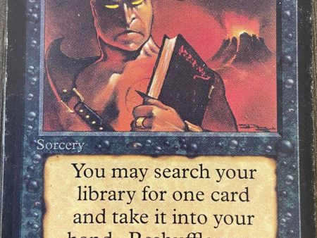 Demonic Tutor Signed [Beta Edition] Online Hot Sale