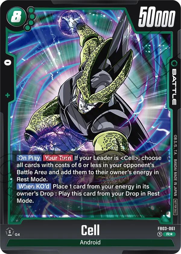 Cell (FB03-061) (Tournament Pack 03) [Fusion World Tournament Cards] Supply