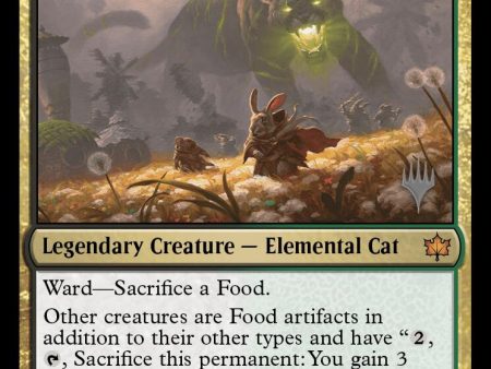 Ygra, Eater of All (Promo Pack) [Bloomburrow Promos] on Sale