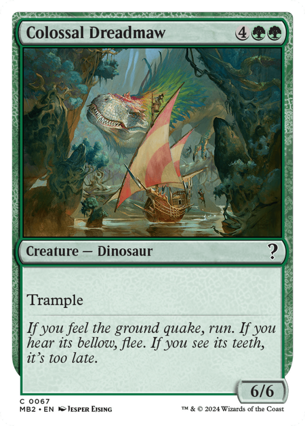 Colossal Dreadmaw (White Border) [Mystery Booster 2] Online now