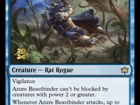 Azure Beastbinder [Bloomburrow Prerelease Promos] Hot on Sale