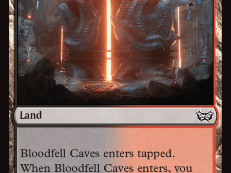 Bloodfell Caves [Duskmourn: House of Horror Commander] Cheap