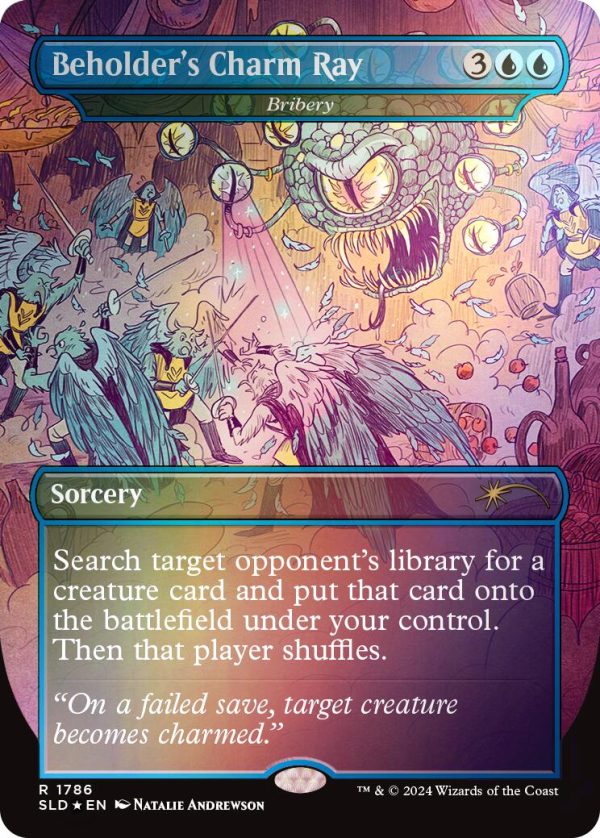 Beholder s Charm Ray - Bribery (Rainbow Foil) [Secret Lair Drop Series] Fashion