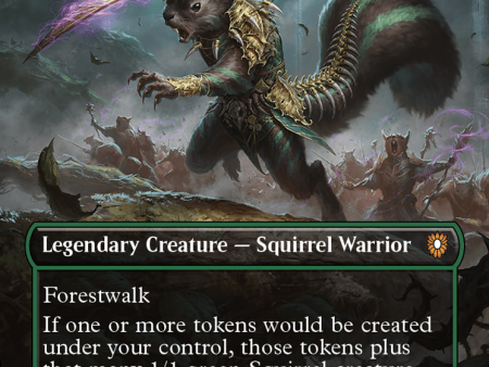 Chatterfang, Squirrel General (Borderless) [Bloomburrow Commander] Online now