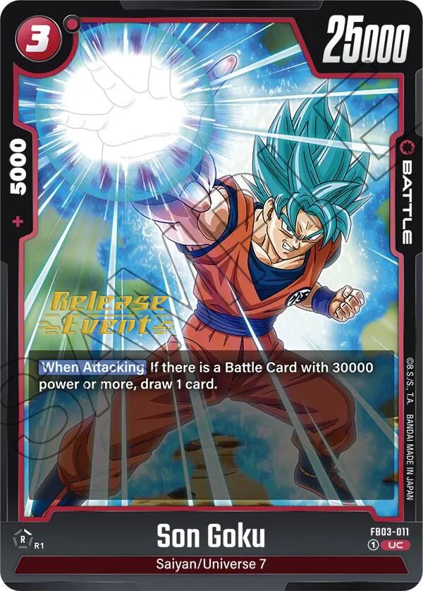 Son Goku (FB03-011) [Raging Roar Release Event Cards] Online