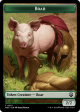 Boar (Ripple Foil)    Forest Dryad Double-Sided Token [Modern Horizons 3 Commander Tokens] on Sale