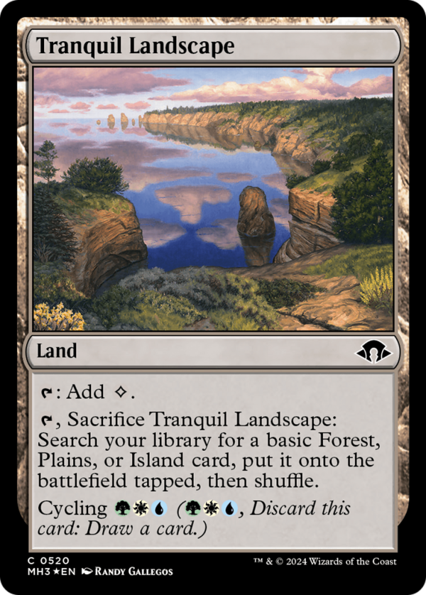 Tranquil Landscape (Ripple Foil) [Modern Horizons 3] Cheap