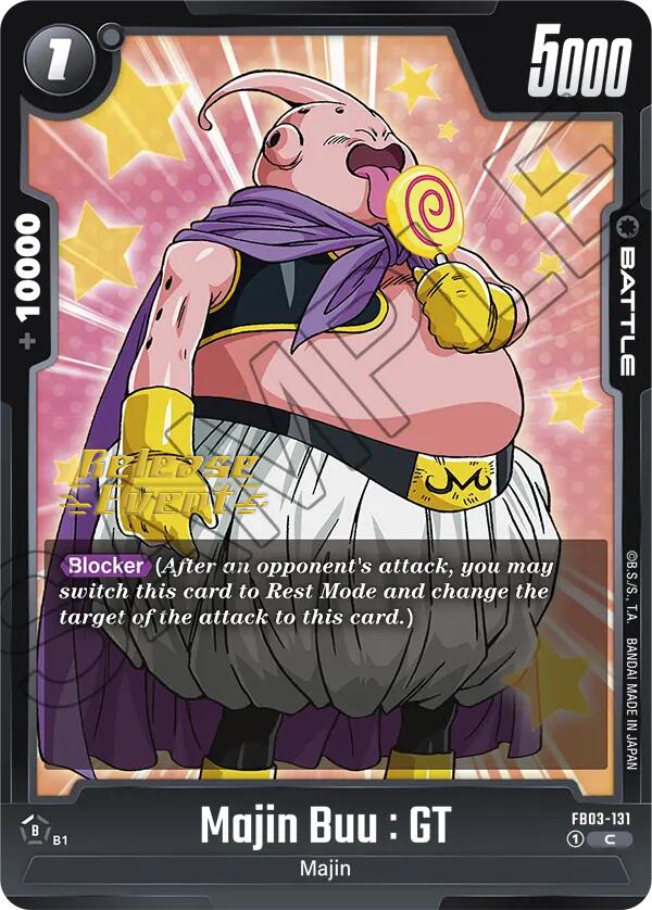 Majin Buu : GT [Raging Roar Release Event Cards] For Discount