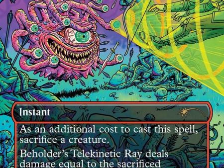 Beholder s Telekinetic Ray - Fling [Secret Lair Drop Series] Cheap