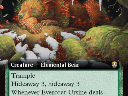 Evercoat Ursine (Extended Art) [Bloomburrow Commander] Online Sale