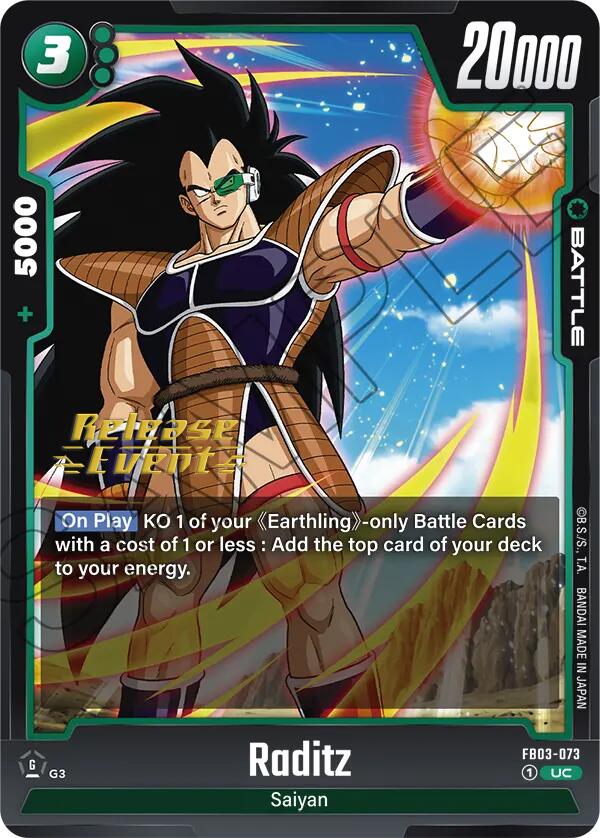 Raditz (FB03-073) [Raging Roar Release Event Cards] Sale