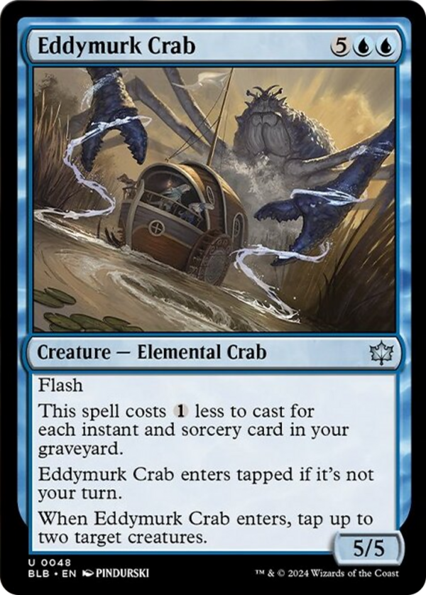 Eddymurk Crab [Bloomburrow] Sale