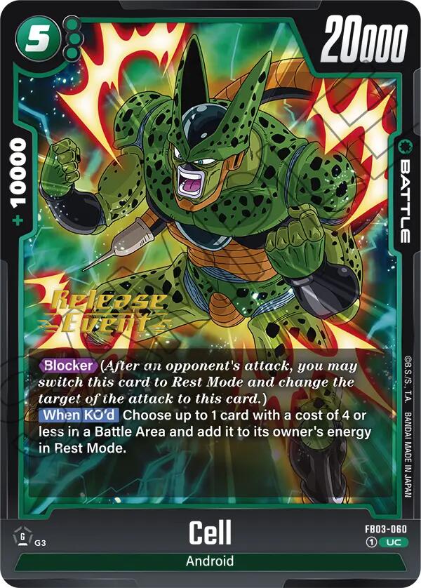 Cell (FB03-060) [Raging Roar Release Event Cards] Discount