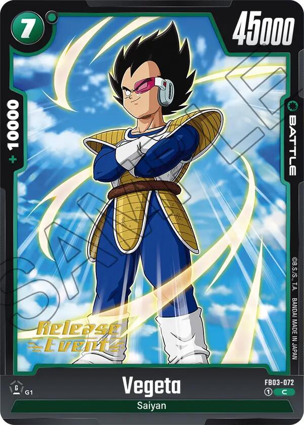 Vegeta (FB03-072) [Raging Roar Release Event Cards] For Discount