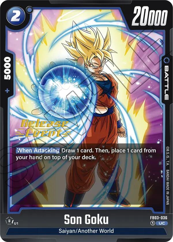 Son Goku (FB03-036) [Raging Roar Release Event Cards] For Cheap