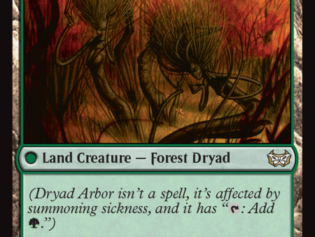 Dryad Arbor [Duskmourn: House of Horror Commander] Cheap