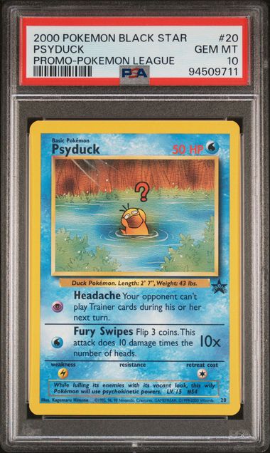 Psyduck 20 Pokemon League Promo PSA 10 74509711 Sale