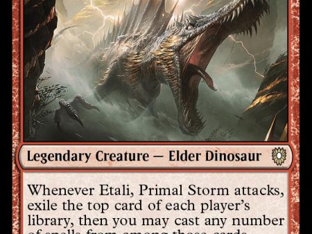 Etali, Primal Storm [Bloomburrow Commander] For Sale